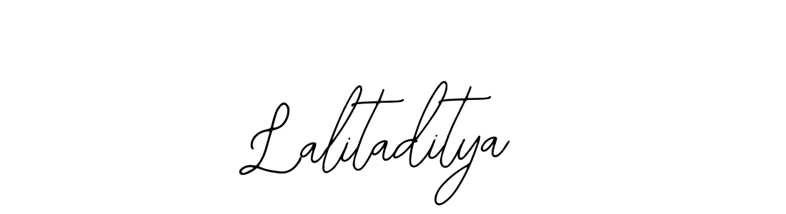 Use a signature maker to create a handwritten signature online. With this signature software, you can design (Bearetta-2O07w) your own signature for name Lalitaditya. Lalitaditya signature style 12 images and pictures png