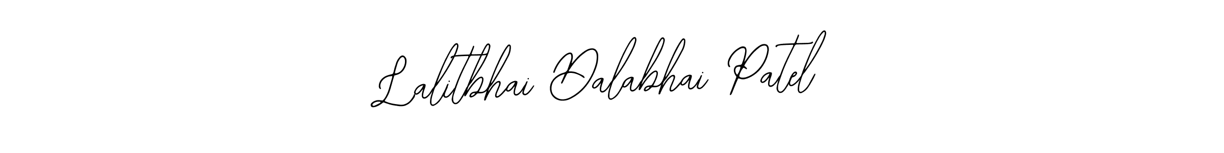 Create a beautiful signature design for name Lalitbhai Dalabhai Patel. With this signature (Bearetta-2O07w) fonts, you can make a handwritten signature for free. Lalitbhai Dalabhai Patel signature style 12 images and pictures png