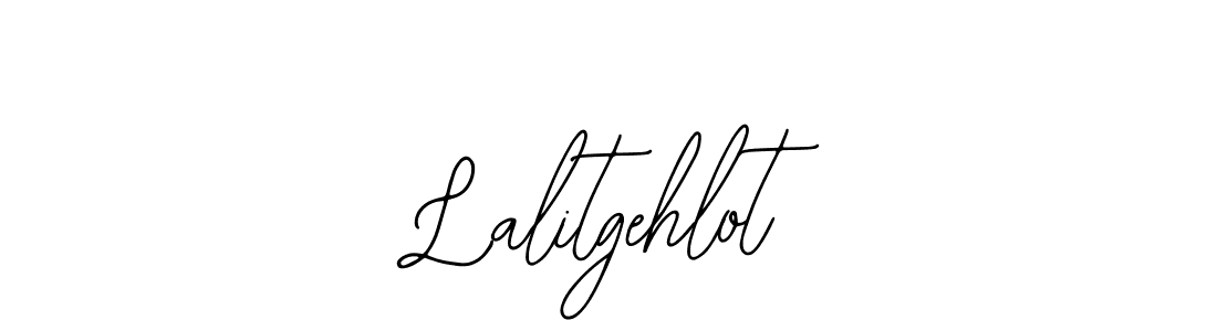 How to make Lalitgehlot name signature. Use Bearetta-2O07w style for creating short signs online. This is the latest handwritten sign. Lalitgehlot signature style 12 images and pictures png