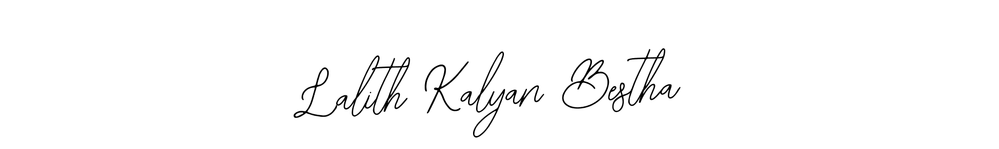 Also You can easily find your signature by using the search form. We will create Lalith Kalyan Bestha name handwritten signature images for you free of cost using Bearetta-2O07w sign style. Lalith Kalyan Bestha signature style 12 images and pictures png