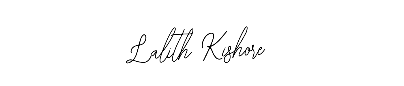 Also You can easily find your signature by using the search form. We will create Lalith Kishore name handwritten signature images for you free of cost using Bearetta-2O07w sign style. Lalith Kishore signature style 12 images and pictures png