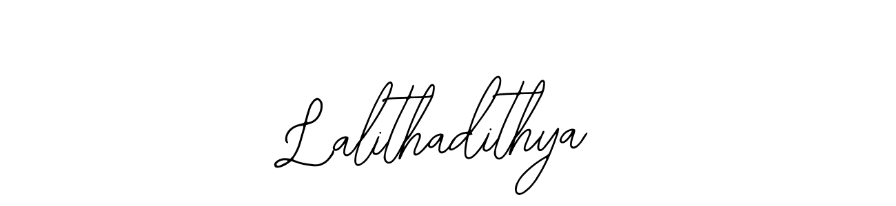 Lalithadithya stylish signature style. Best Handwritten Sign (Bearetta-2O07w) for my name. Handwritten Signature Collection Ideas for my name Lalithadithya. Lalithadithya signature style 12 images and pictures png