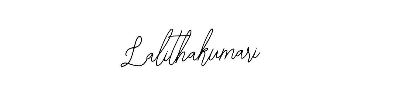 You should practise on your own different ways (Bearetta-2O07w) to write your name (Lalithakumari) in signature. don't let someone else do it for you. Lalithakumari signature style 12 images and pictures png