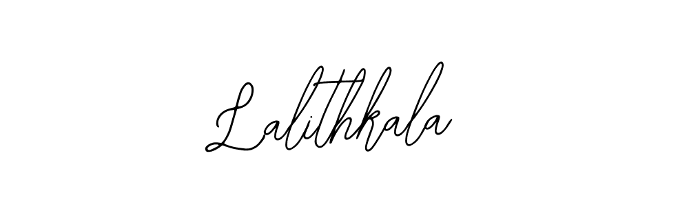 Use a signature maker to create a handwritten signature online. With this signature software, you can design (Bearetta-2O07w) your own signature for name Lalithkala. Lalithkala signature style 12 images and pictures png