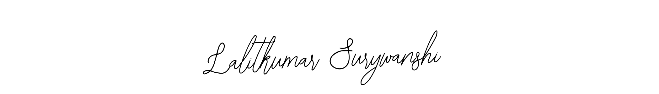 Also we have Lalitkumar Surywanshi name is the best signature style. Create professional handwritten signature collection using Bearetta-2O07w autograph style. Lalitkumar Surywanshi signature style 12 images and pictures png