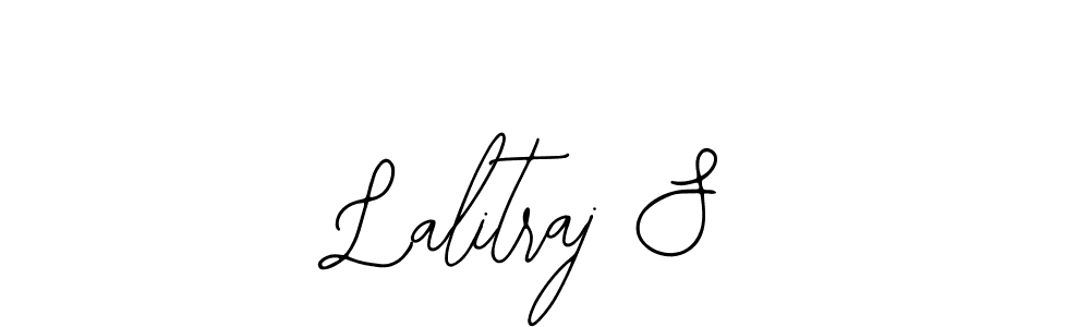 The best way (Bearetta-2O07w) to make a short signature is to pick only two or three words in your name. The name Lalitraj S include a total of six letters. For converting this name. Lalitraj S signature style 12 images and pictures png