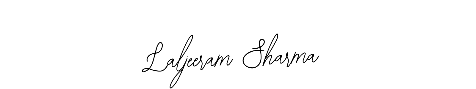 You should practise on your own different ways (Bearetta-2O07w) to write your name (Laljeeram Sharma) in signature. don't let someone else do it for you. Laljeeram Sharma signature style 12 images and pictures png