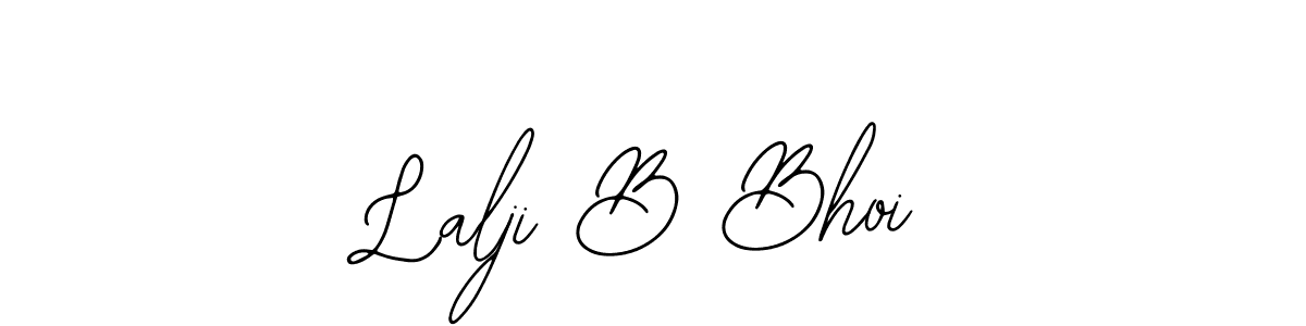 How to make Lalji B Bhoi signature? Bearetta-2O07w is a professional autograph style. Create handwritten signature for Lalji B Bhoi name. Lalji B Bhoi signature style 12 images and pictures png