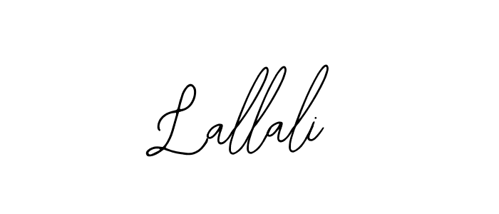How to make Lallali signature? Bearetta-2O07w is a professional autograph style. Create handwritten signature for Lallali name. Lallali signature style 12 images and pictures png
