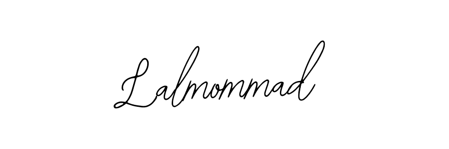 How to make Lalmommad name signature. Use Bearetta-2O07w style for creating short signs online. This is the latest handwritten sign. Lalmommad signature style 12 images and pictures png