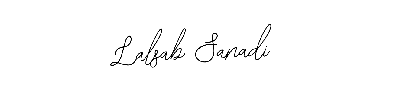 Also You can easily find your signature by using the search form. We will create Lalsab Sanadi name handwritten signature images for you free of cost using Bearetta-2O07w sign style. Lalsab Sanadi signature style 12 images and pictures png