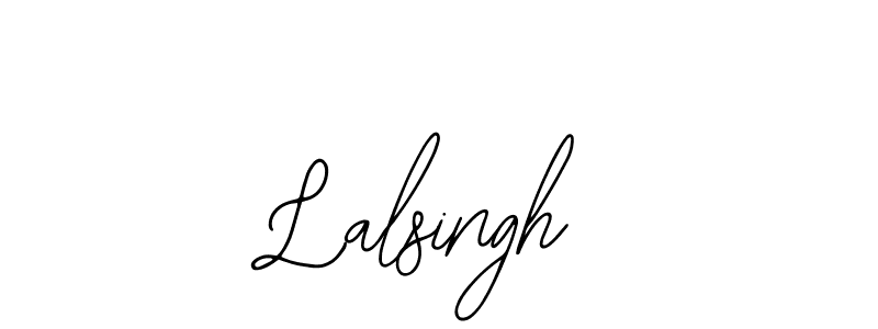How to make Lalsingh name signature. Use Bearetta-2O07w style for creating short signs online. This is the latest handwritten sign. Lalsingh signature style 12 images and pictures png