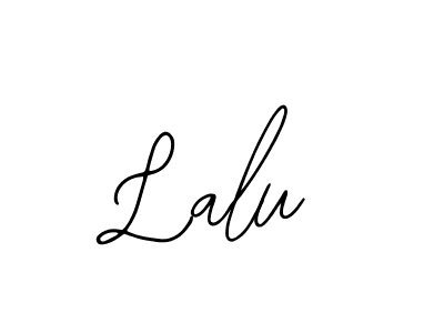 Design your own signature with our free online signature maker. With this signature software, you can create a handwritten (Bearetta-2O07w) signature for name Lalu. Lalu signature style 12 images and pictures png