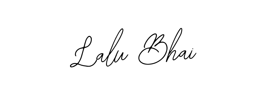 Similarly Bearetta-2O07w is the best handwritten signature design. Signature creator online .You can use it as an online autograph creator for name Lalu Bhai. Lalu Bhai signature style 12 images and pictures png