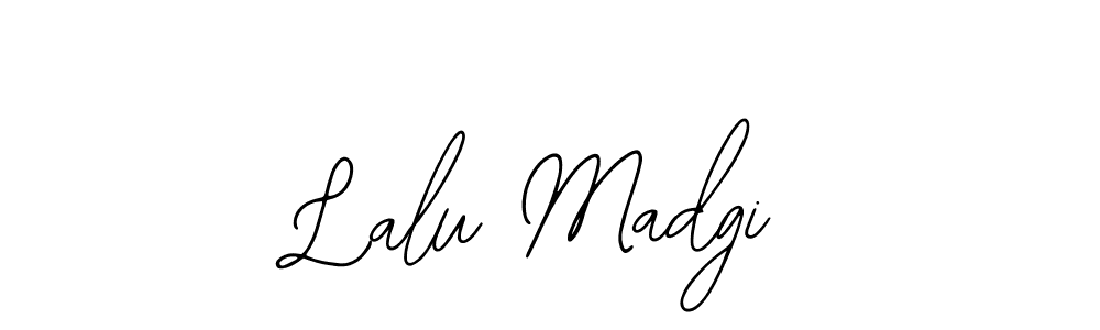 How to Draw Lalu Madgi signature style? Bearetta-2O07w is a latest design signature styles for name Lalu Madgi. Lalu Madgi signature style 12 images and pictures png