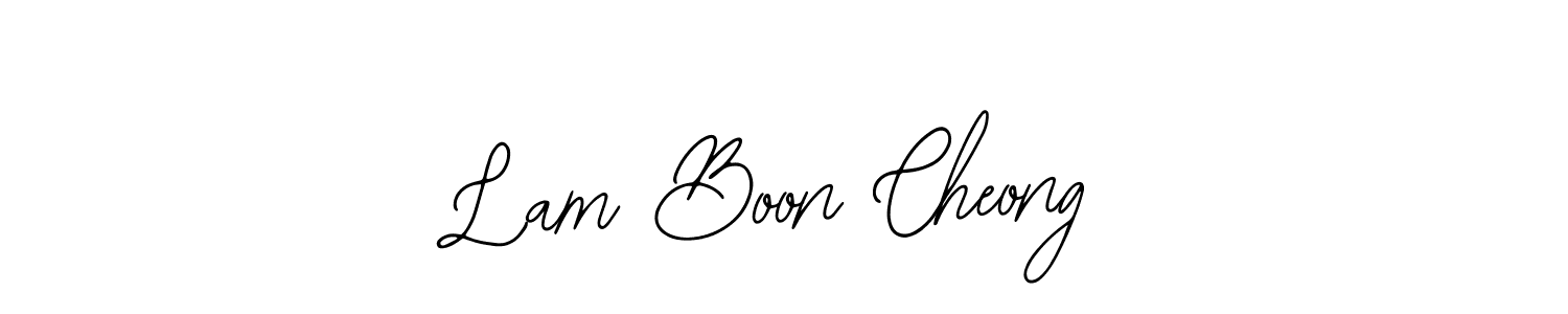 Create a beautiful signature design for name Lam Boon Cheong. With this signature (Bearetta-2O07w) fonts, you can make a handwritten signature for free. Lam Boon Cheong signature style 12 images and pictures png