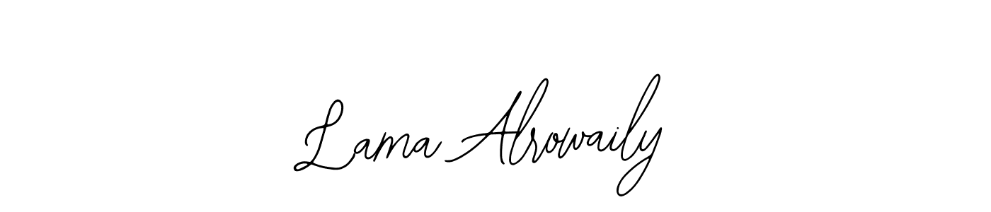 How to make Lama Alrowaily signature? Bearetta-2O07w is a professional autograph style. Create handwritten signature for Lama Alrowaily name. Lama Alrowaily signature style 12 images and pictures png