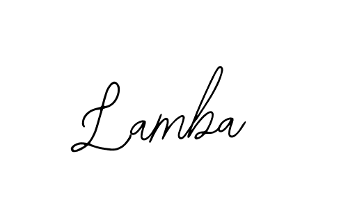 Lamba stylish signature style. Best Handwritten Sign (Bearetta-2O07w) for my name. Handwritten Signature Collection Ideas for my name Lamba. Lamba signature style 12 images and pictures png