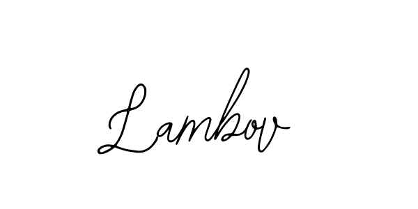 Also You can easily find your signature by using the search form. We will create Lambov name handwritten signature images for you free of cost using Bearetta-2O07w sign style. Lambov signature style 12 images and pictures png