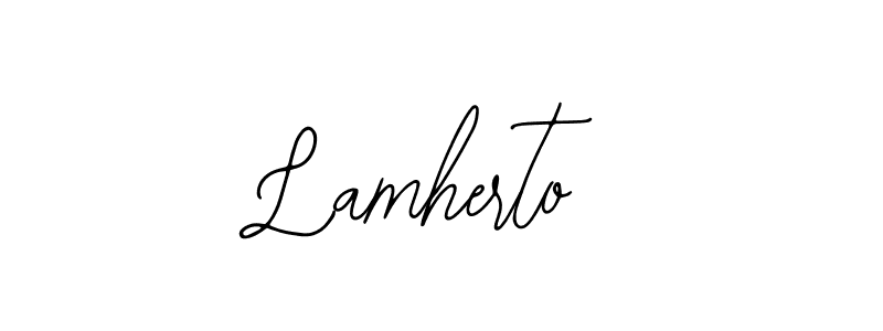 How to Draw Lamherto signature style? Bearetta-2O07w is a latest design signature styles for name Lamherto. Lamherto signature style 12 images and pictures png