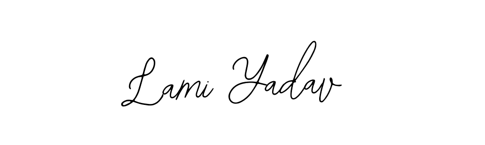 How to Draw Lami Yadav signature style? Bearetta-2O07w is a latest design signature styles for name Lami Yadav. Lami Yadav signature style 12 images and pictures png