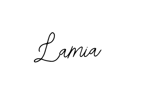 Make a beautiful signature design for name Lamia. With this signature (Bearetta-2O07w) style, you can create a handwritten signature for free. Lamia signature style 12 images and pictures png