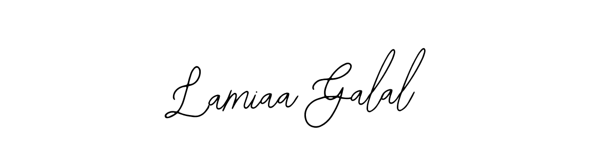 Make a beautiful signature design for name Lamiaa Galal. With this signature (Bearetta-2O07w) style, you can create a handwritten signature for free. Lamiaa Galal signature style 12 images and pictures png