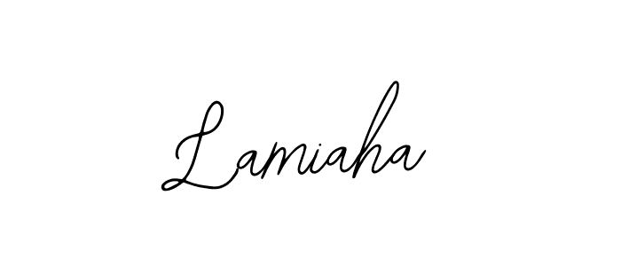 How to Draw Lamiaha signature style? Bearetta-2O07w is a latest design signature styles for name Lamiaha. Lamiaha signature style 12 images and pictures png