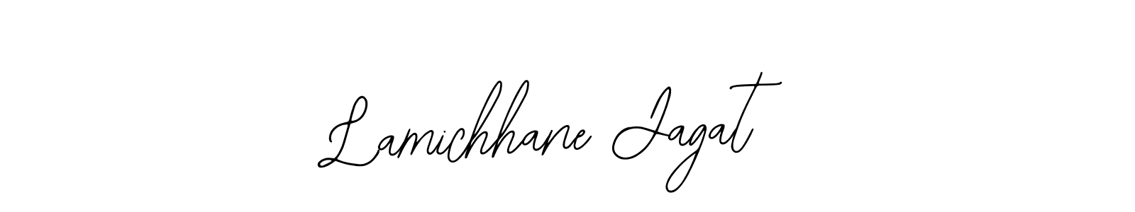 Lamichhane Jagat stylish signature style. Best Handwritten Sign (Bearetta-2O07w) for my name. Handwritten Signature Collection Ideas for my name Lamichhane Jagat. Lamichhane Jagat signature style 12 images and pictures png