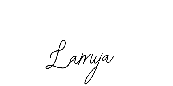 Make a beautiful signature design for name Lamija. With this signature (Bearetta-2O07w) style, you can create a handwritten signature for free. Lamija signature style 12 images and pictures png