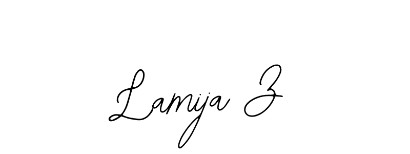 Make a beautiful signature design for name Lamija Z. Use this online signature maker to create a handwritten signature for free. Lamija Z signature style 12 images and pictures png