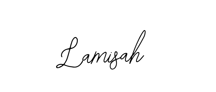 Make a beautiful signature design for name Lamisah. Use this online signature maker to create a handwritten signature for free. Lamisah signature style 12 images and pictures png