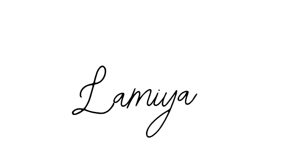 Lamiya stylish signature style. Best Handwritten Sign (Bearetta-2O07w) for my name. Handwritten Signature Collection Ideas for my name Lamiya. Lamiya signature style 12 images and pictures png