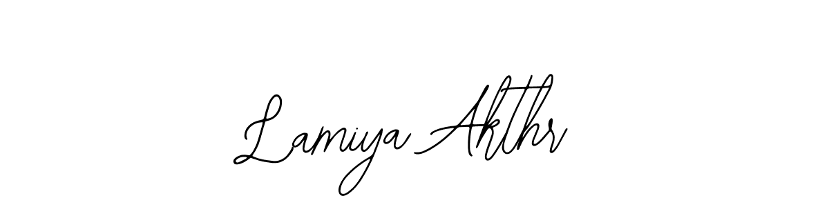 Once you've used our free online signature maker to create your best signature Bearetta-2O07w style, it's time to enjoy all of the benefits that Lamiya Akthr name signing documents. Lamiya Akthr signature style 12 images and pictures png