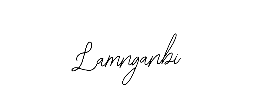 if you are searching for the best signature style for your name Lamnganbi. so please give up your signature search. here we have designed multiple signature styles  using Bearetta-2O07w. Lamnganbi signature style 12 images and pictures png