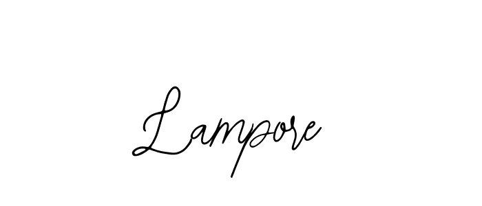 Lampore stylish signature style. Best Handwritten Sign (Bearetta-2O07w) for my name. Handwritten Signature Collection Ideas for my name Lampore. Lampore signature style 12 images and pictures png