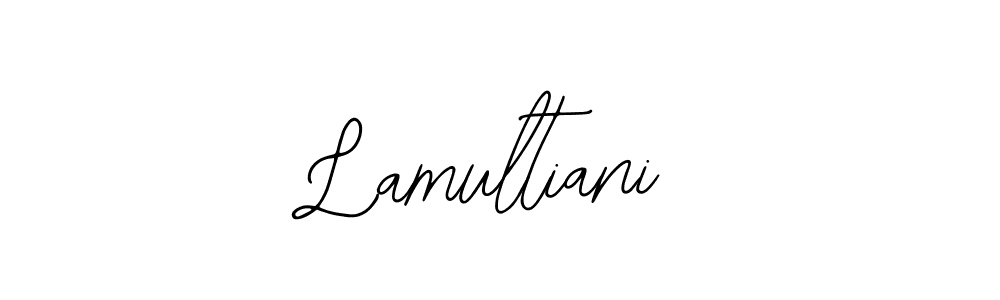 You should practise on your own different ways (Bearetta-2O07w) to write your name (Lamultiani) in signature. don't let someone else do it for you. Lamultiani signature style 12 images and pictures png