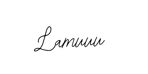 if you are searching for the best signature style for your name Lamuuu. so please give up your signature search. here we have designed multiple signature styles  using Bearetta-2O07w. Lamuuu signature style 12 images and pictures png
