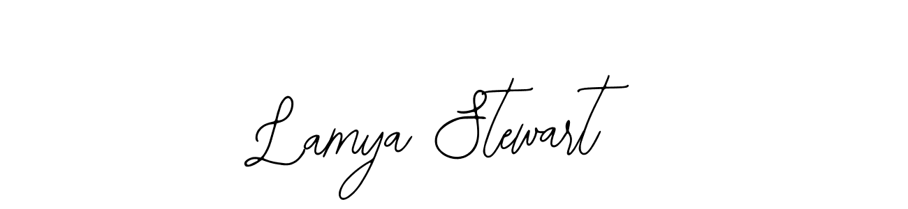 Design your own signature with our free online signature maker. With this signature software, you can create a handwritten (Bearetta-2O07w) signature for name Lamya Stewart. Lamya Stewart signature style 12 images and pictures png