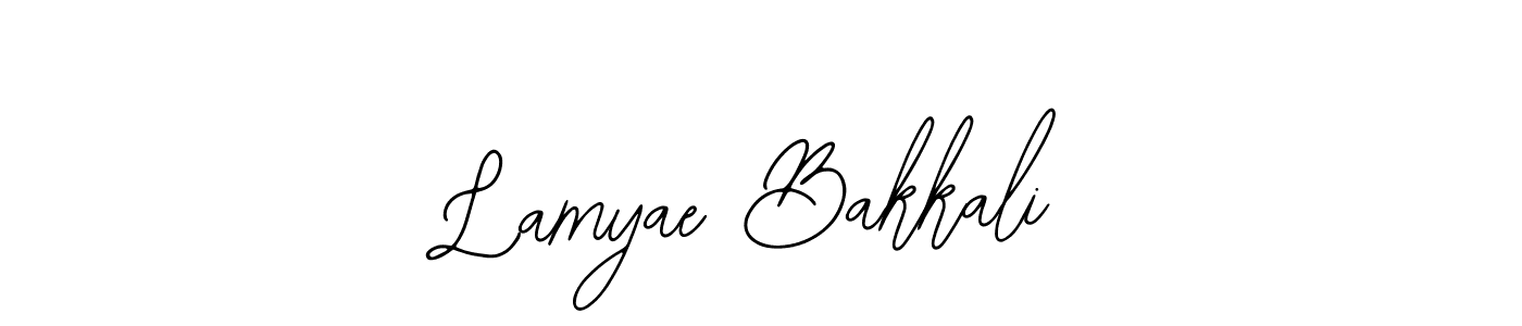 It looks lik you need a new signature style for name Lamyae Bakkali. Design unique handwritten (Bearetta-2O07w) signature with our free signature maker in just a few clicks. Lamyae Bakkali signature style 12 images and pictures png
