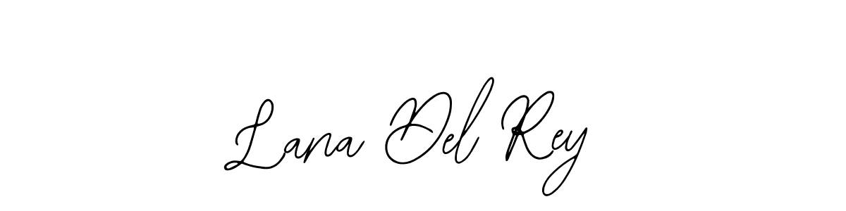 How to make Lana Del Rey name signature. Use Bearetta-2O07w style for creating short signs online. This is the latest handwritten sign. Lana Del Rey signature style 12 images and pictures png