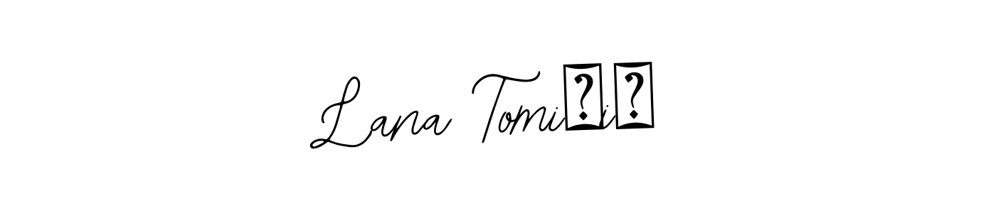 You can use this online signature creator to create a handwritten signature for the name Lana Tomičić. This is the best online autograph maker. Lana Tomičić signature style 12 images and pictures png