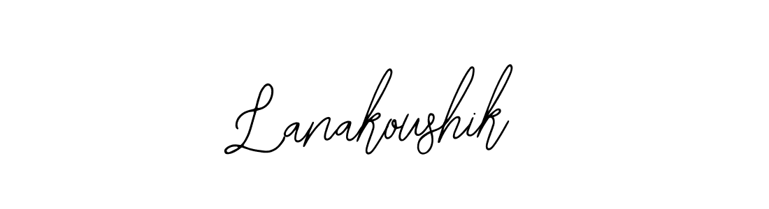 The best way (Bearetta-2O07w) to make a short signature is to pick only two or three words in your name. The name Lanakoushik include a total of six letters. For converting this name. Lanakoushik signature style 12 images and pictures png