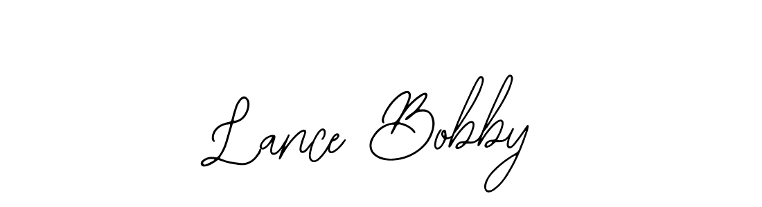 You should practise on your own different ways (Bearetta-2O07w) to write your name (Lance Bobby) in signature. don't let someone else do it for you. Lance Bobby signature style 12 images and pictures png