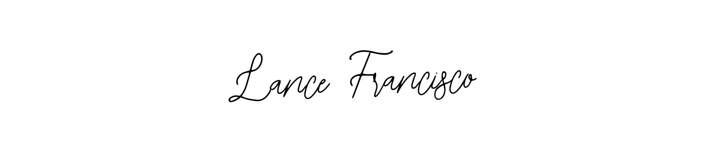 Make a beautiful signature design for name Lance Francisco. With this signature (Bearetta-2O07w) style, you can create a handwritten signature for free. Lance Francisco signature style 12 images and pictures png