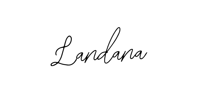 Make a beautiful signature design for name Landana. Use this online signature maker to create a handwritten signature for free. Landana signature style 12 images and pictures png
