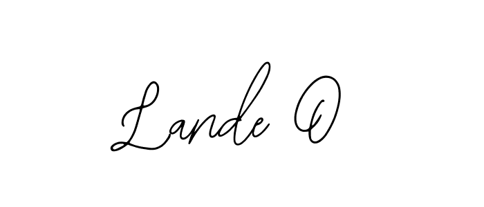 Best and Professional Signature Style for Lande O. Bearetta-2O07w Best Signature Style Collection. Lande O signature style 12 images and pictures png