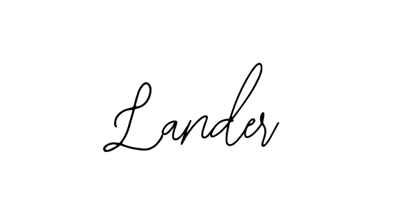 Make a beautiful signature design for name Lander. Use this online signature maker to create a handwritten signature for free. Lander signature style 12 images and pictures png