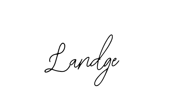 Here are the top 10 professional signature styles for the name Landge. These are the best autograph styles you can use for your name. Landge signature style 12 images and pictures png