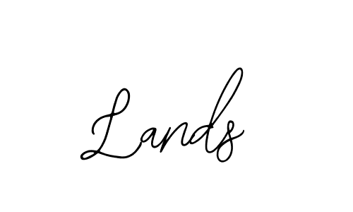 How to make Lands signature? Bearetta-2O07w is a professional autograph style. Create handwritten signature for Lands name. Lands signature style 12 images and pictures png